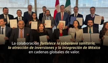 México y Canadá firman 7 acuerdos para impulsar la industria farmacéutica y la salud digital