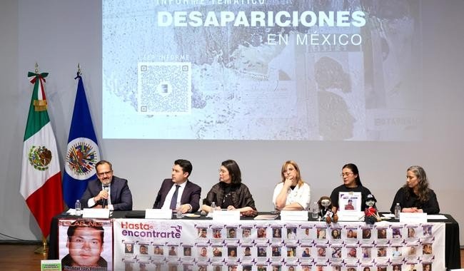 Gobierno de México recibe informe de la CIDH sobre desapariciones y destaca avances en la materia