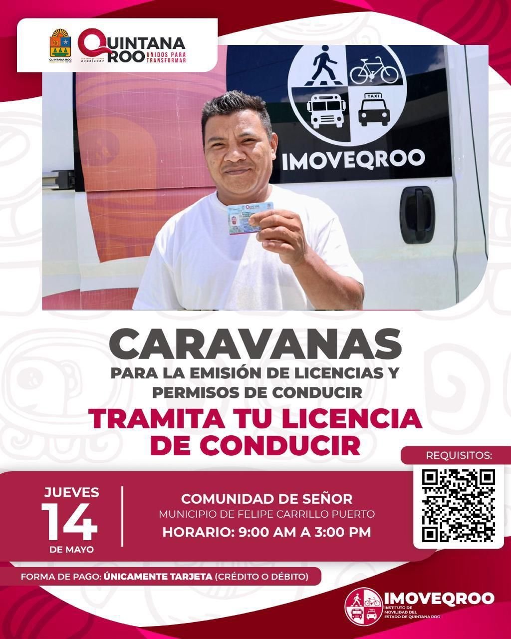 IMOVEQROO acerca trámites de licencias a comunidades de Quintana Roo