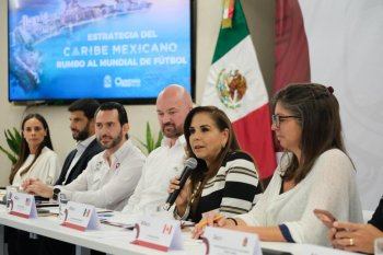 Mara Lezama presenta a 21 países la estrategia de Quintana Roo rumbo al Mundial 2026