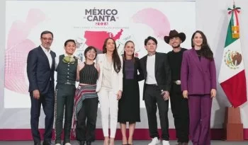 Sheinbaum lanza segunda edición de México Canta para promover música sin apología de la violencia