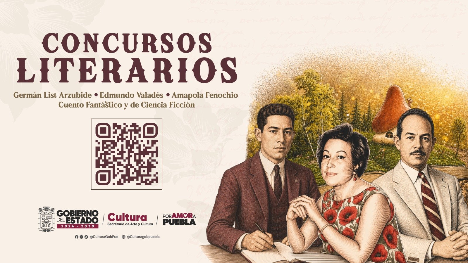 Gobierno de Puebla lanza 11 concursos literarios con premios de hasta 60 mil pesos