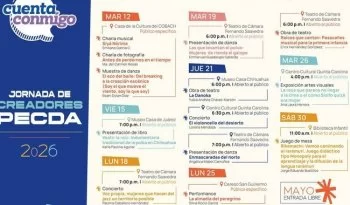 Chihuahua presenta Jornada de Creadores Pecda 2026 con actividades culturales gratuitas