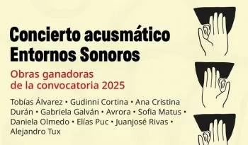 Fonoteca Nacional presentará las 10 obras ganadoras de Entornos Sonoros 2025