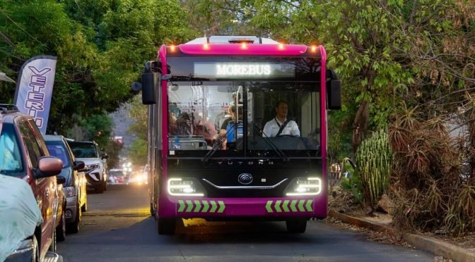 Morebús conectará 14.6 km en 30 minutos: gobernador Ramírez Bedolla