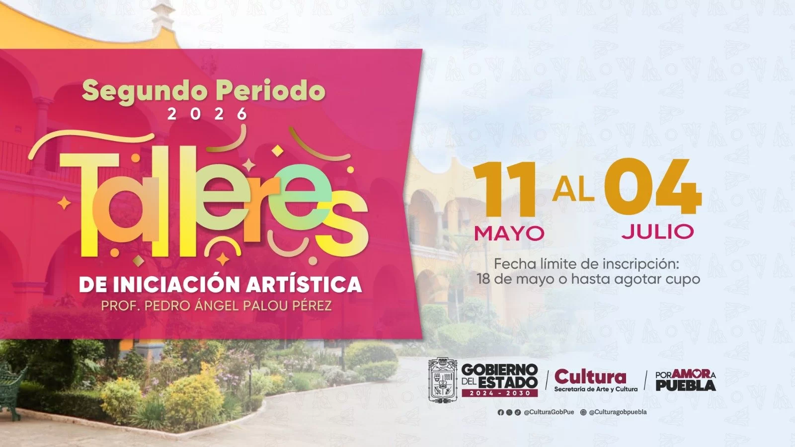 Secretaría de Arte y Cultura de Puebla abre 48 talleres artísticos para todas las edades