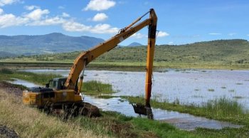 Conagua y gobierno de Michoacán limpian drenes y canales para prevenir inundaciones en temporada de lluvias