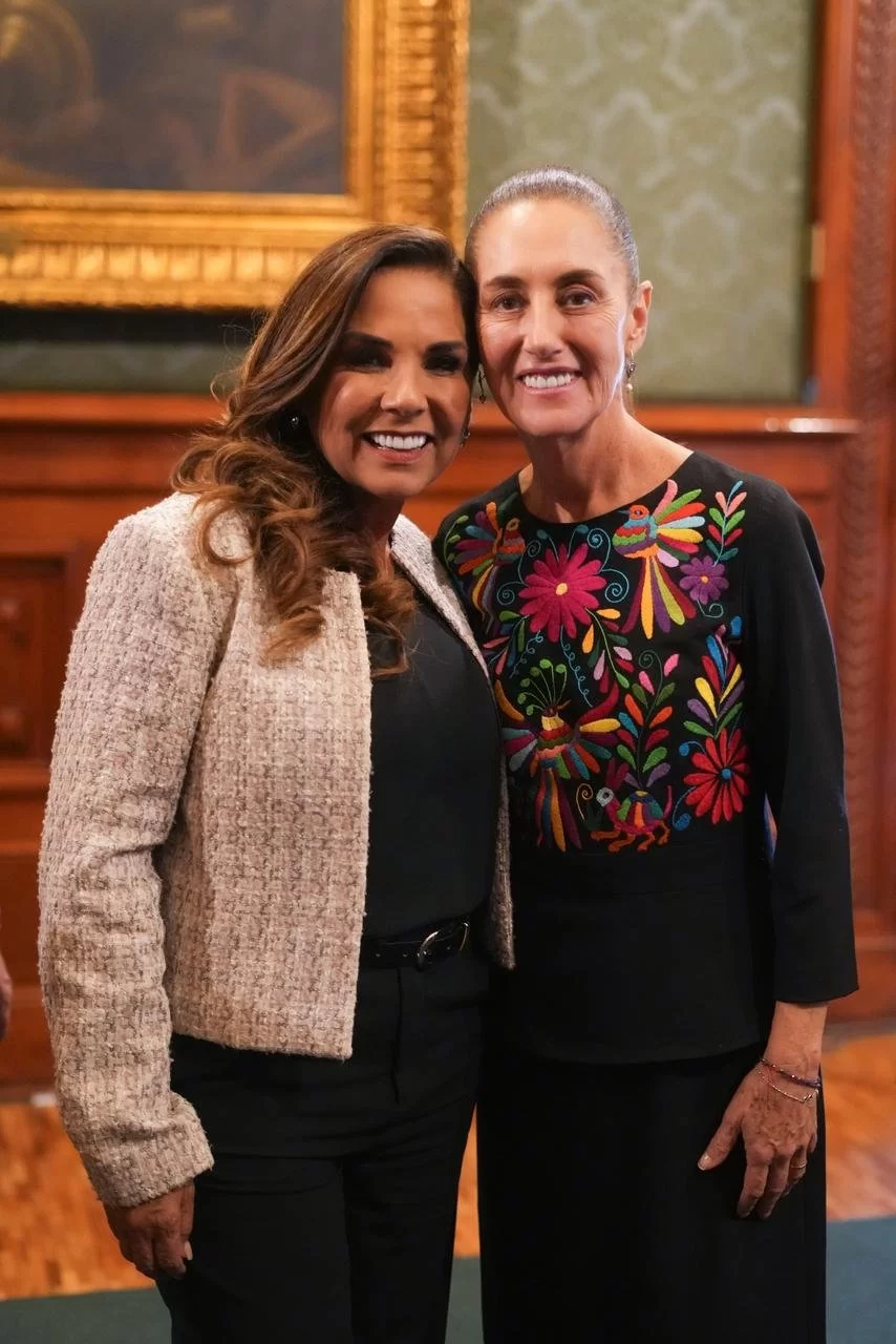 Mara Lezama y Sheinbaum revisan avances del IMSS Bienestar para fortalecer salud pública
