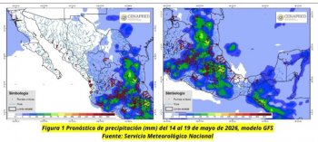 Protección Civil vigila cuatro municipios de Guanajuato por lluvias fuertes del 14 al 19 de mayo