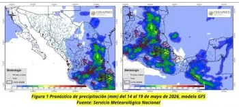 Protección Civil vigila cuatro municipios de Guanajuato por lluvias fuertes del 14 al 19 de mayo