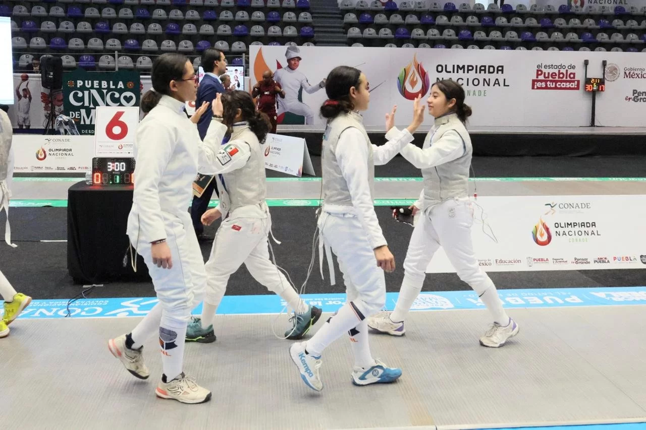 Puebla brilla como sede de esgrima en la Olimpiada Nacional CONADE 2026