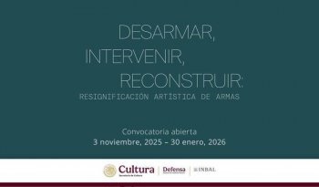 Arte con armas incautadas: tres proyectos ganan convocatoria para promover la paz en México