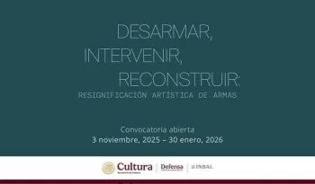 Arte con armas incautadas: tres proyectos ganan convocatoria para promover la paz en México