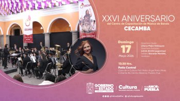 CECAMBA celebrará su XXVI aniversario con concierto gratuito en Puebla