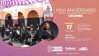 CECAMBA celebrará su XXVI aniversario con concierto gratuito en Puebla