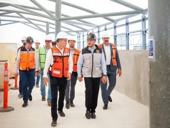 Estación Churubusco del Metro tiene avance del 100% en obra civil, supervisa Gobernador