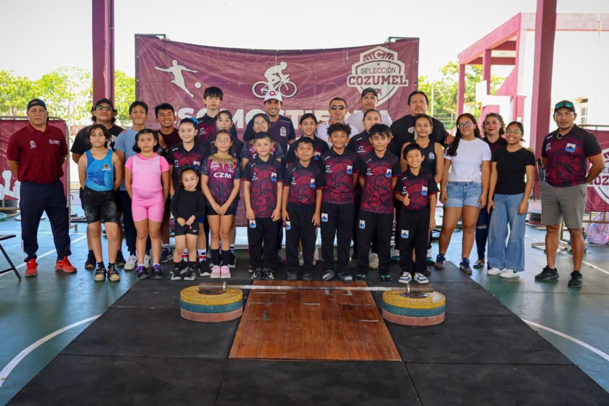 CODEQ respalda torneo de pesas "Forjando Campeones" en Cozumel para captar talentos