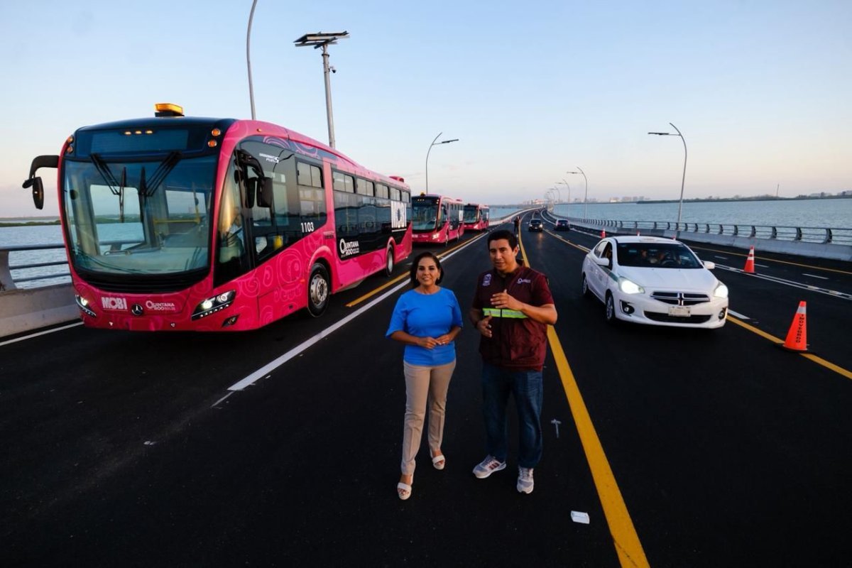 Arrancan pruebas de la Ruta 27 MOBI en Cancún: conectarán colonias con Zona Hotelera y Puente Nichupté
