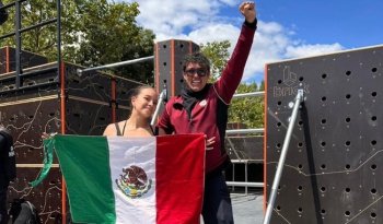 Mexicanas Sara Herranz y Marlene Coronel brillan en Copa Mundial de Parkour en Francia