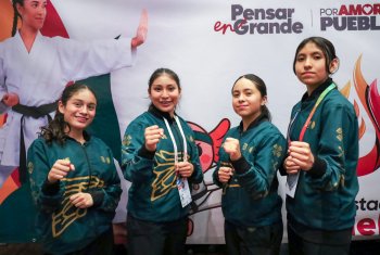 Puebla suma cuatro medallas en el primer día de karate en la Olimpiada Nacional CONADE 2026