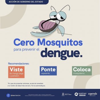 Querétaro refuerza medidas contra el dengue tras reportar un caso con signos de alarma