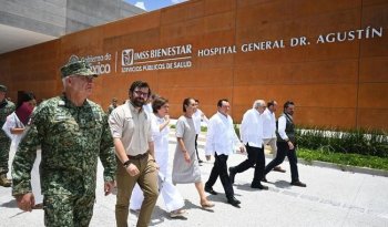 Sheinbaum inaugura el hospital más grande del sureste y Centroamérica en Yucatán