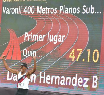 Bissokot Hernández gana oro y rompe récord nacional en 400 metros de la Olimpiada Nacional CONADE 2026