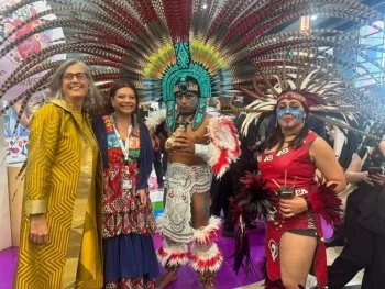 Clara Brugada inaugura Pabellón de las Utopías en Foro Urbano Mundial de Bakú
