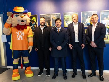 Gobernador de Nuevo León se reúne con presidente de la Asociación Sueca de Futbol