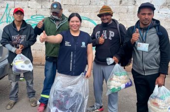 Gobierno de Guanajuato entrega ayuda humanitaria a migrantes en tránsito
