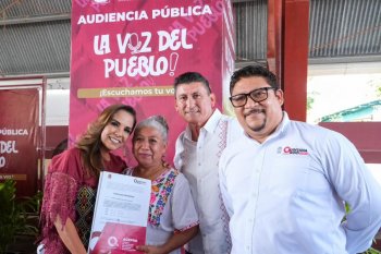 Mara Lezama brinda 976 atenciones en audiencia pública en Bacalar