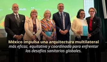 México impulsa cobertura universal de salud y multilateralismo en Asamblea Mundial de la Salud