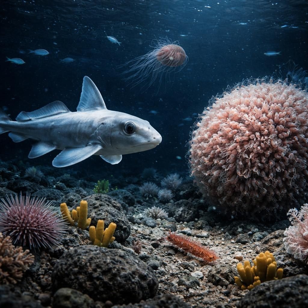 Descubren más de mil especies marinas nunca antes vistas, incluyendo un "tiburón fantasma" y una "bola de la muerte"
