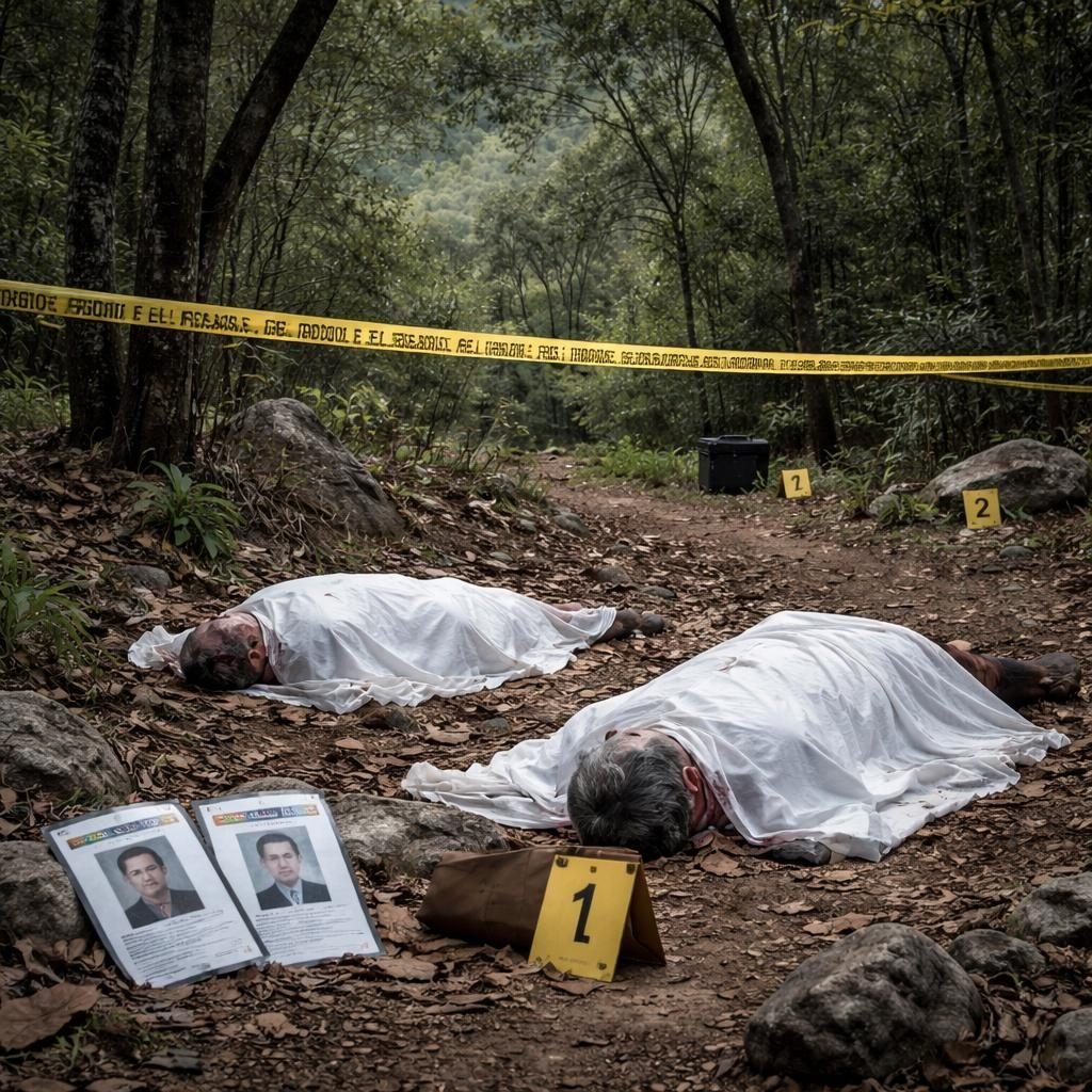 Hallan 2 muertos en Tangamandapio; había fichas de búsqueda