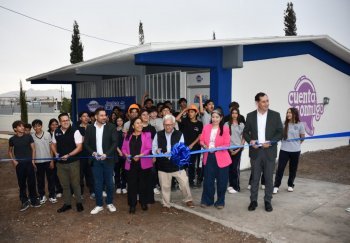 Inauguran biblioteca en secundaria de Chihuahua con inversión de 2 mdp