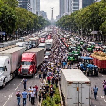 Megamarcha de transportistas y campesinos hoy: bloqueos y afectaciones viales este 20 de mayo