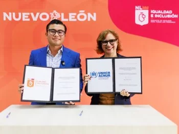 Nuevo León renueva acuerdo con ACNUR para proteger a personas refugiadas y migrantes