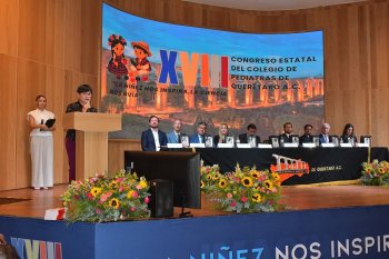 Secretaria de Salud inaugura Congreso Estatal de Pediatría en Querétaro