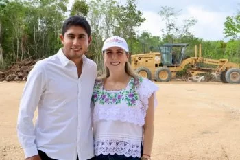 Supervisan avances de canchas del Mundial Social 2026 en Isla Mujeres