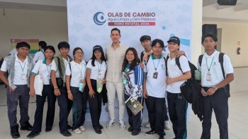 PPA reúne a más de 200 estudiantes en foro ambiental sobre agua y plásticos en Cancún