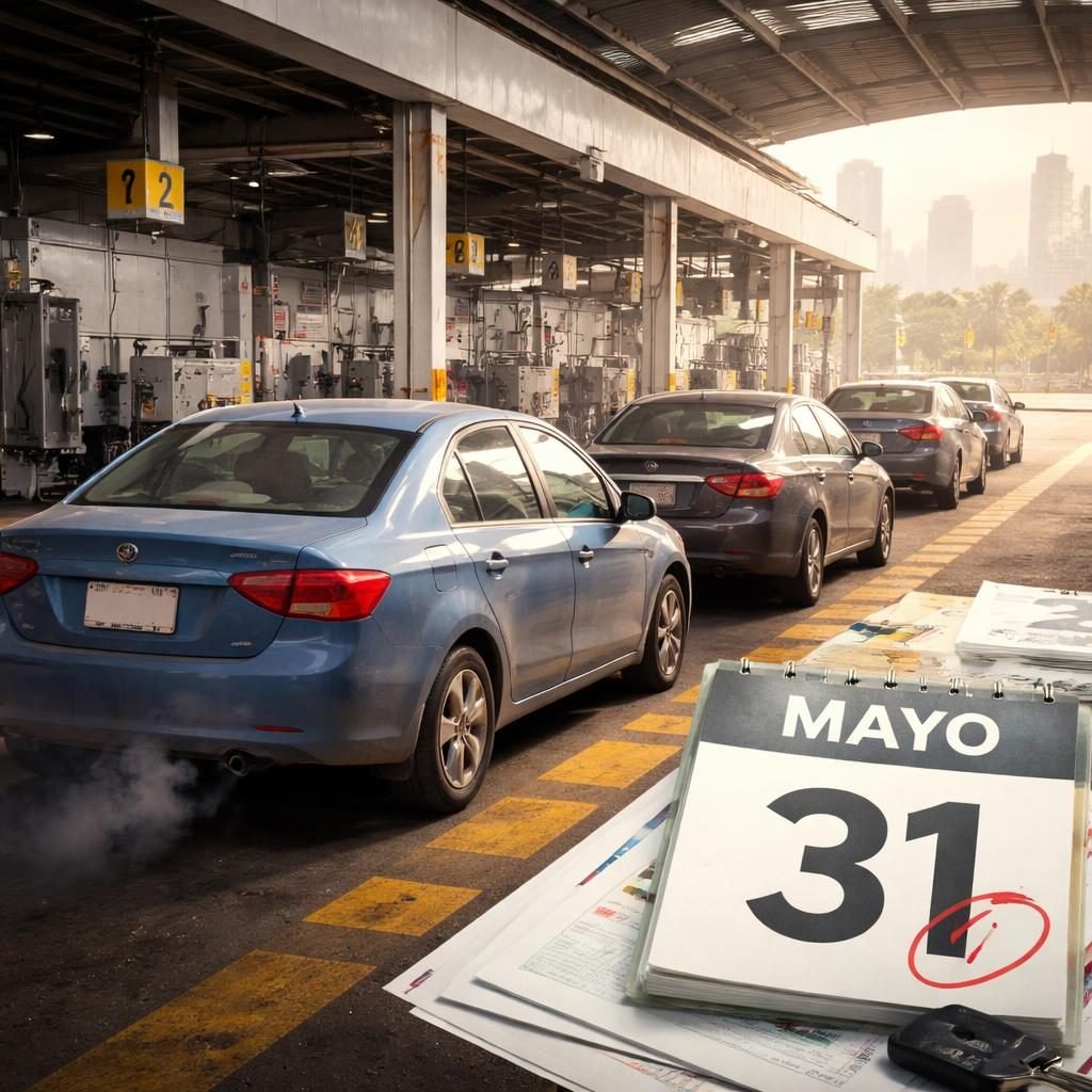 Se acaba el tiempo: autos que deben verificar antes de que termine mayo en CDMX y Edomex