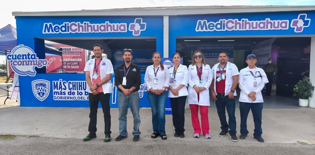 Secretaría de Salud lleva servicios gratuitos de MediChihuahua a la Feria de Santa Rita 2026