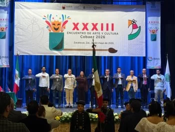 Más de 1,300 jóvenes participan en el XXXIII Encuentro de Arte y Cultura Cobaez 2026 en Zacatecas