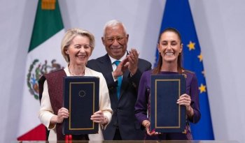México y Unión Europea firman Acuerdo Global Modernizado en cumbre de alto nivel