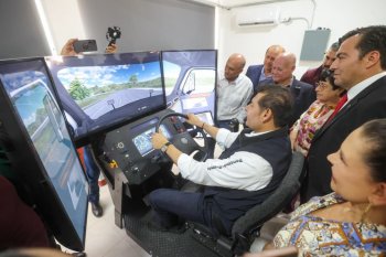 Puebla inaugura primer centro de capacitación para operadores de carga a nivel nacional