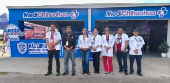 Secretaría de Salud lleva servicios gratuitos de MediChihuahua a la Feria de Santa Rita 2026