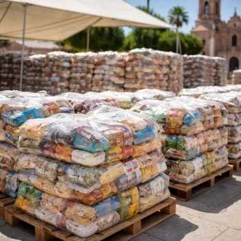 Sedesore entrega 7 mil apoyos alimentarios en Santa María del Río en tres días