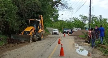 SICT inicia reconstrucción de carreteras en la Huasteca Potosina tras lluvias de octubre