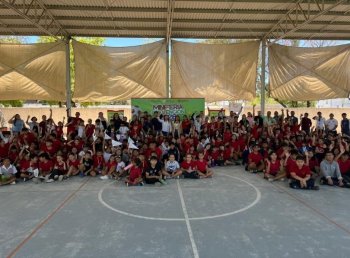 SSPE promueve cultura de paz con miniferia de prevención en primaria de La Paz