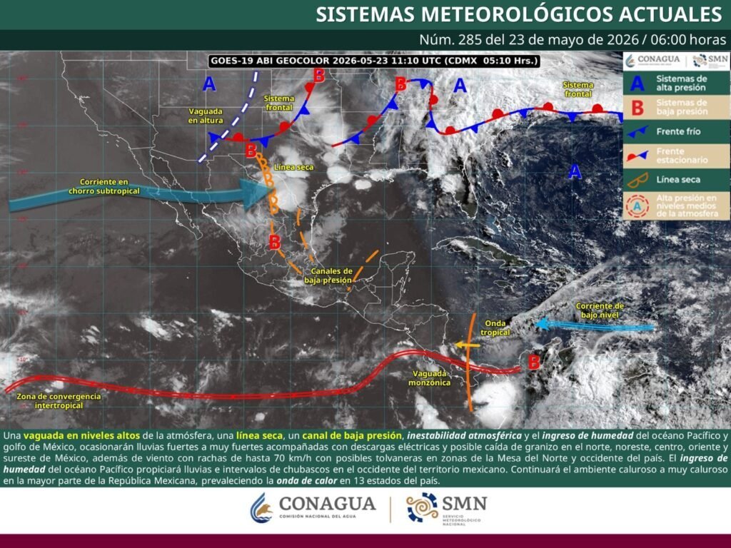 Lluvias fuertes y calor extremo azotarán Oaxaca este sábado: Protección Civil